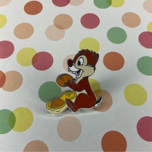 Dale Eating a Nut Chipmunk Disney Pin